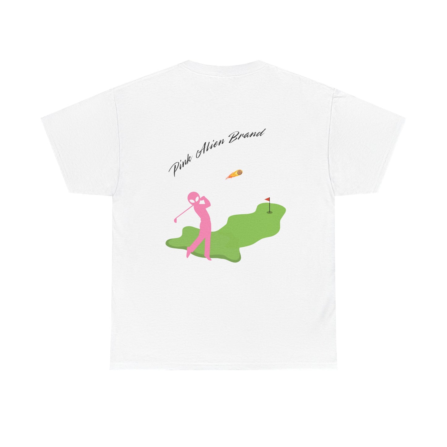Pink Alien Golfing Tee
