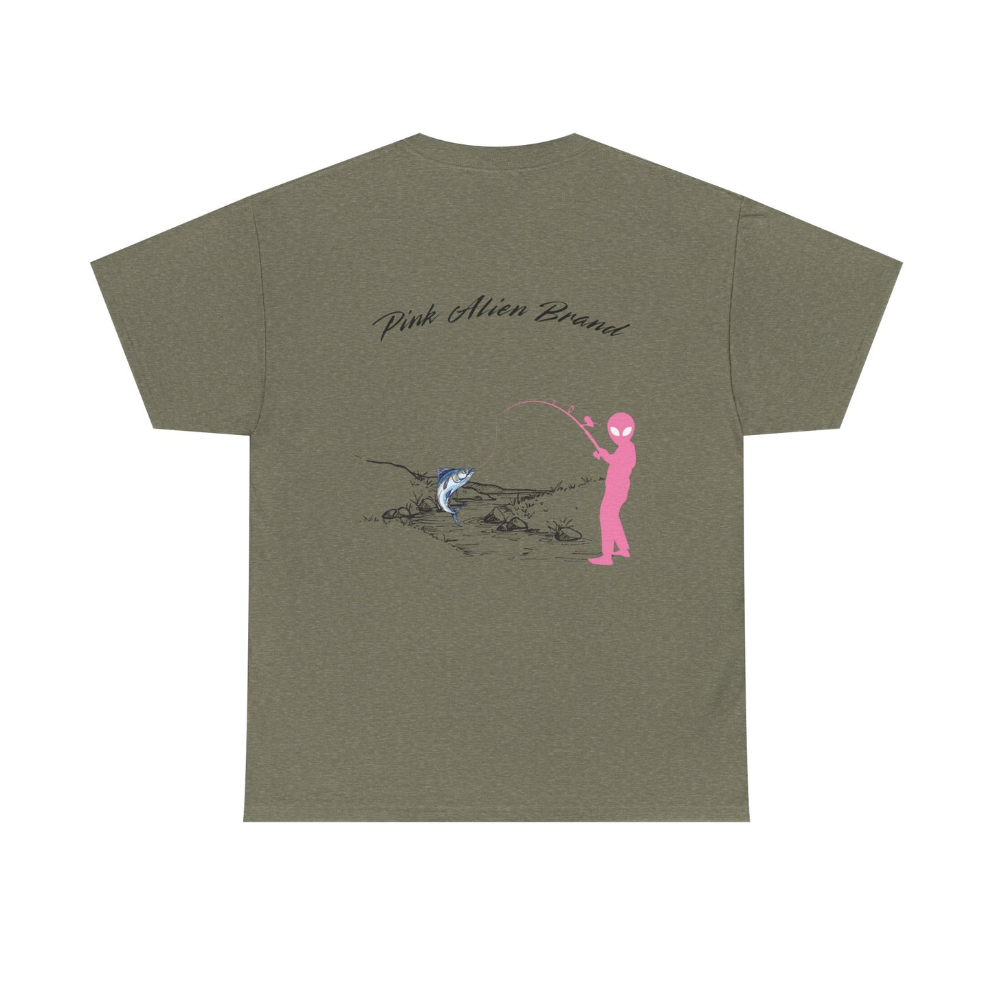Pink Alien Brand Fishing Tee