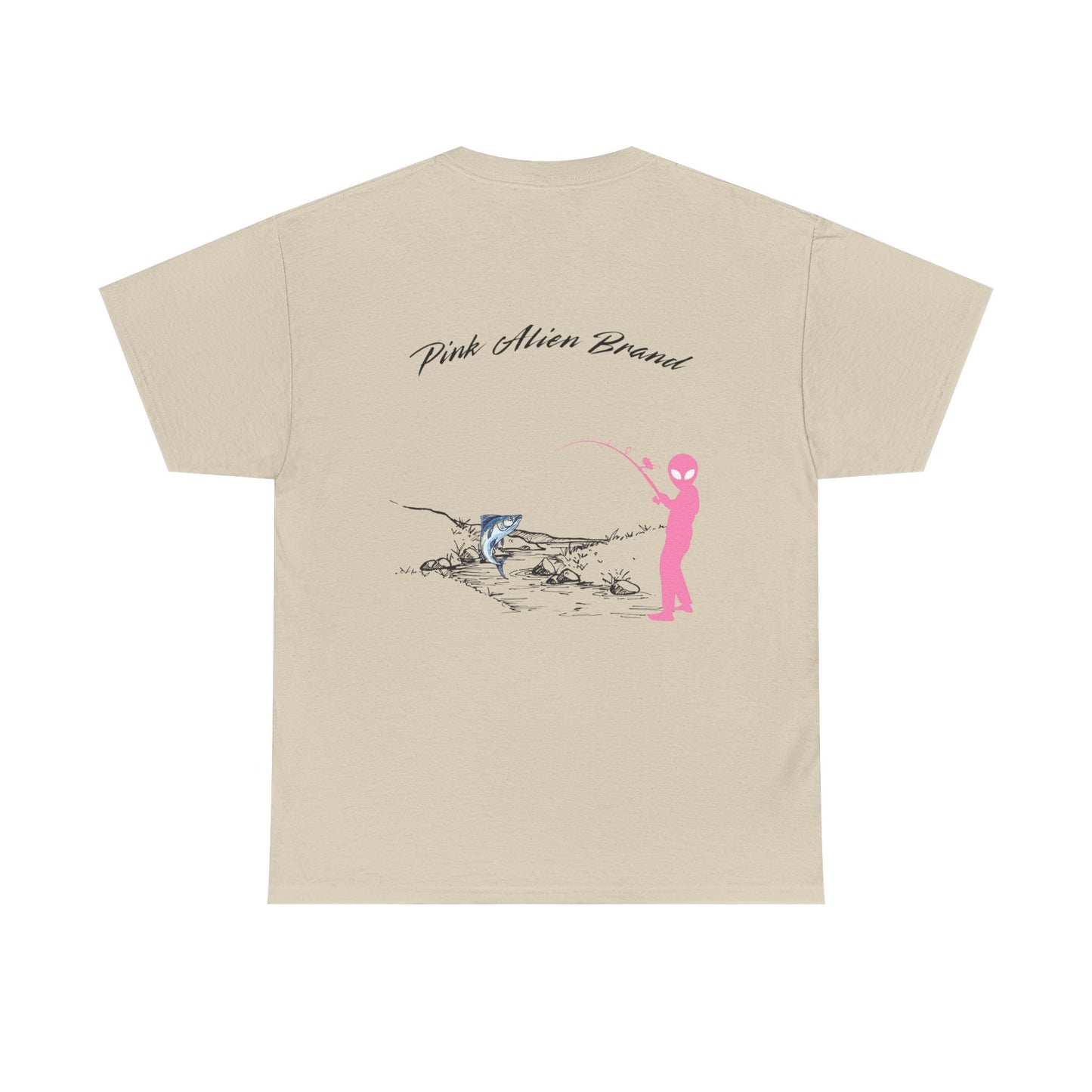 Pink Alien Brand Fishing Tee