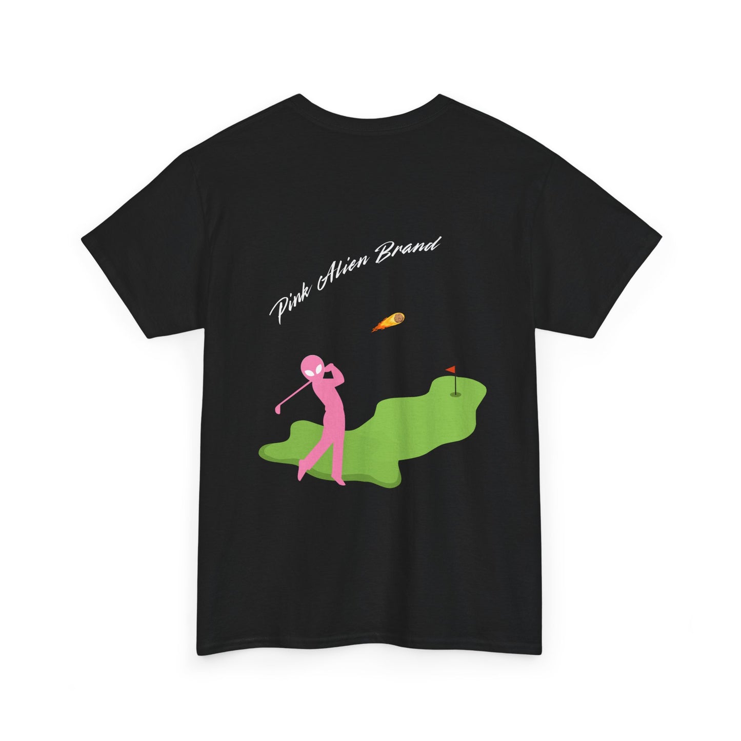 Pink Alien Golfing Tee