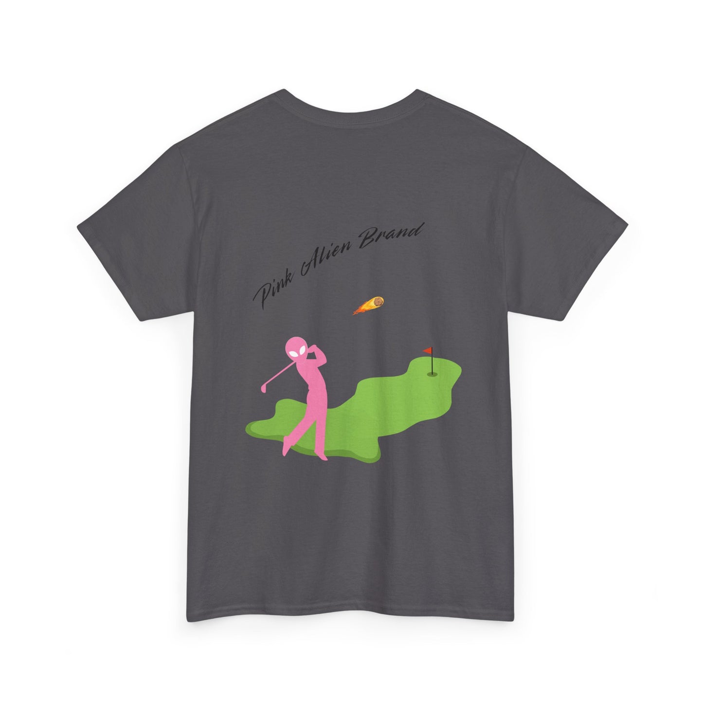 Pink Alien Golfing Tee