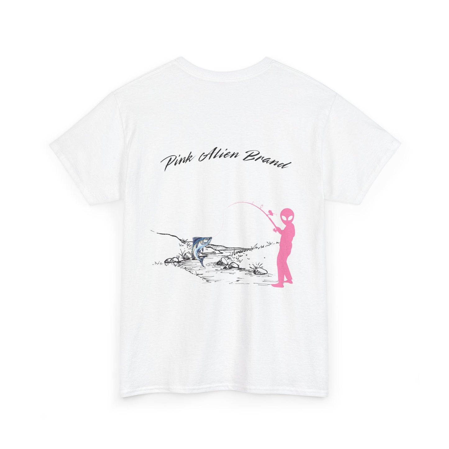 Pink Alien Brand Fishing Tee
