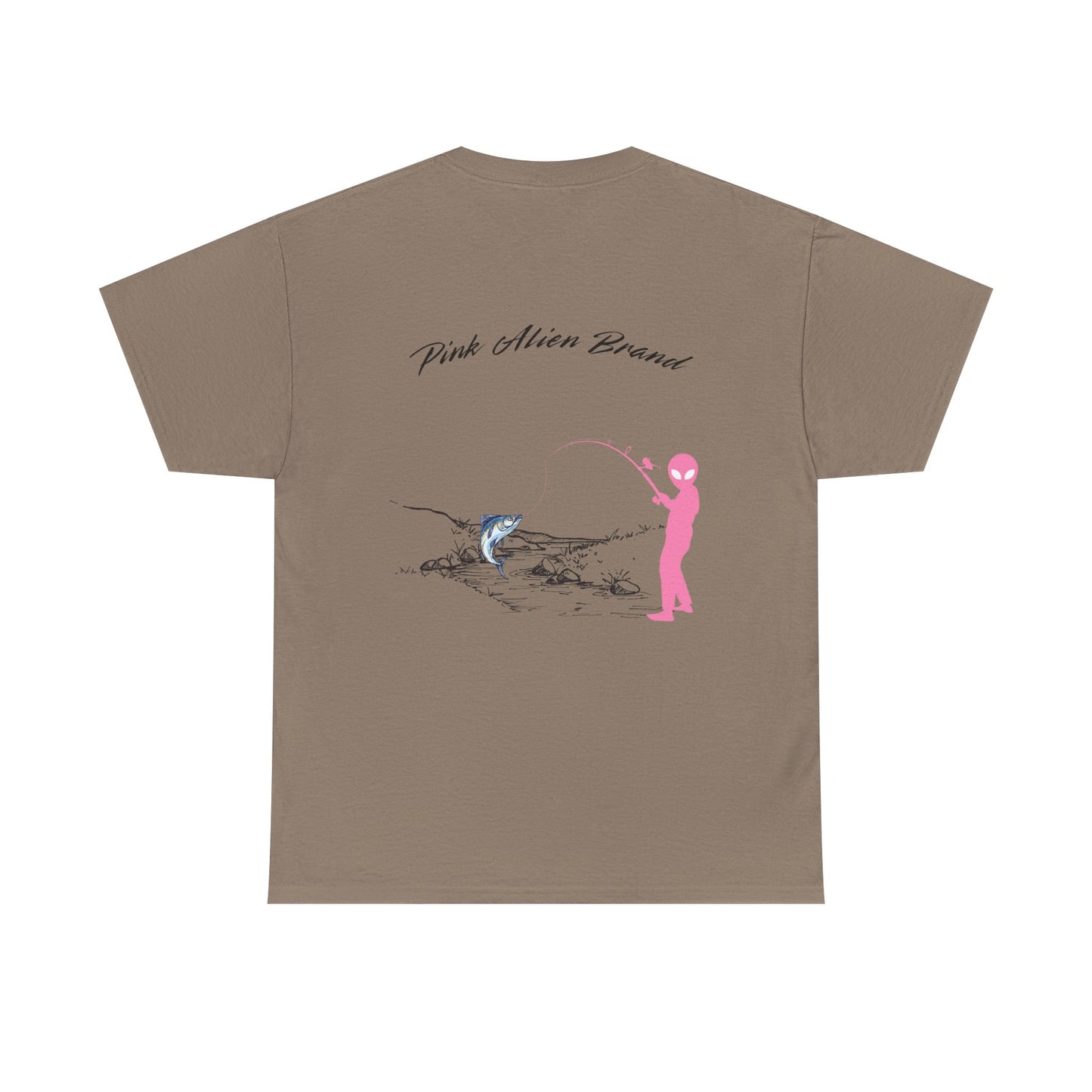 Pink Alien Brand Fishing Tee