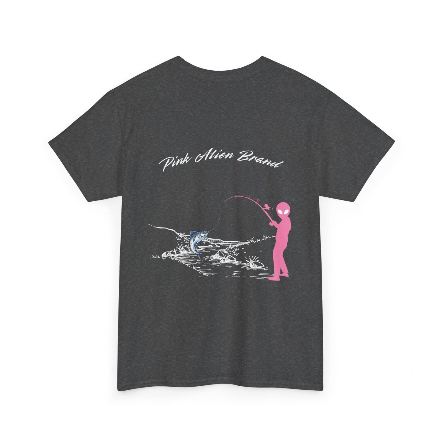 Pink Alien Brand Fishing Tee