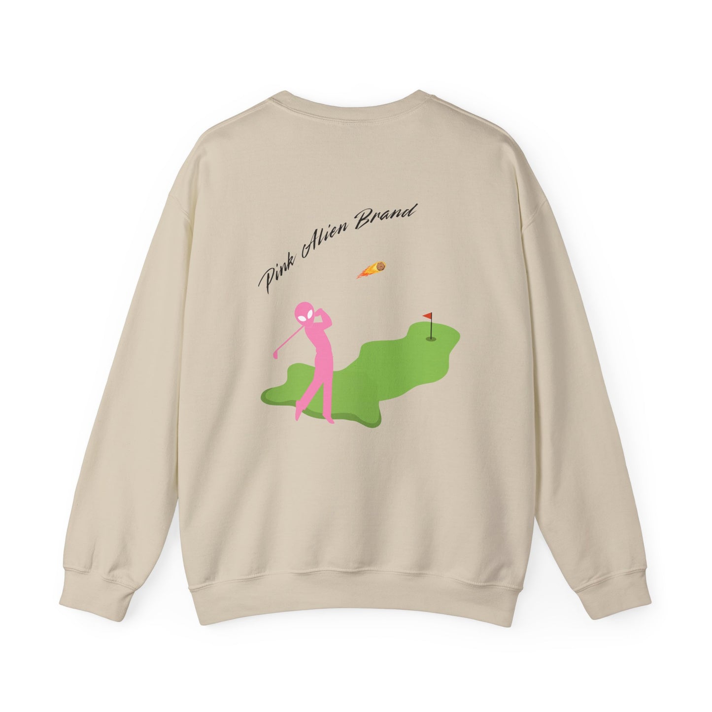 Pink Alien Golfing Crew