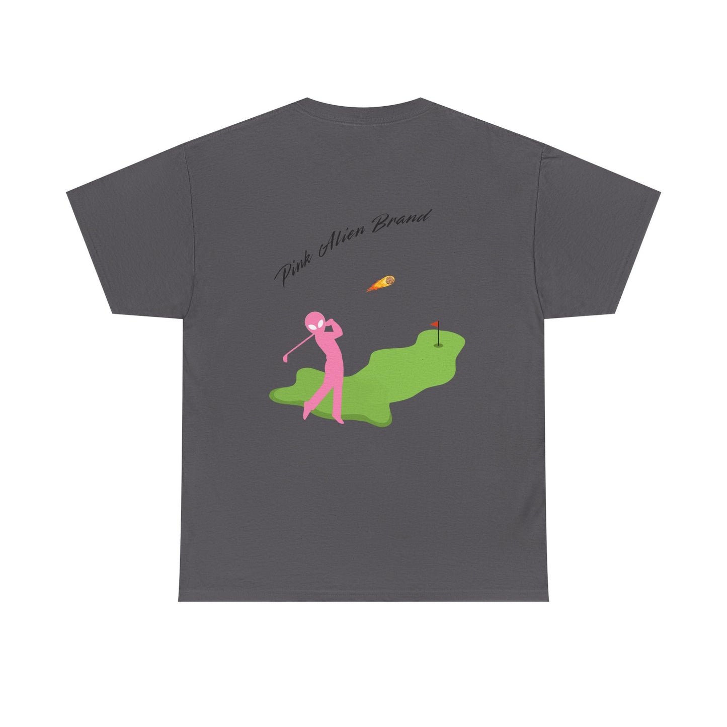 Pink Alien Golfing Tee