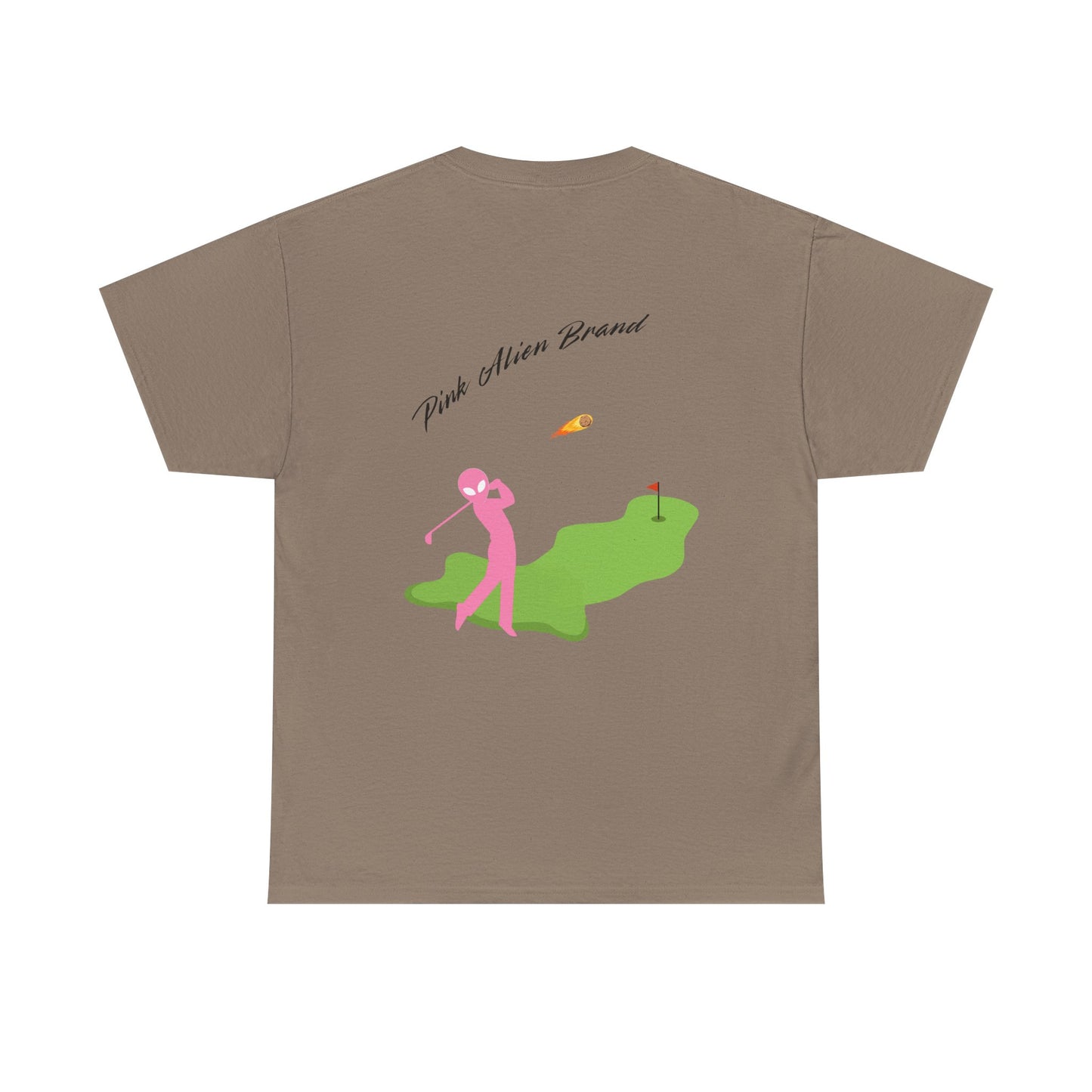 Pink Alien Golfing Tee
