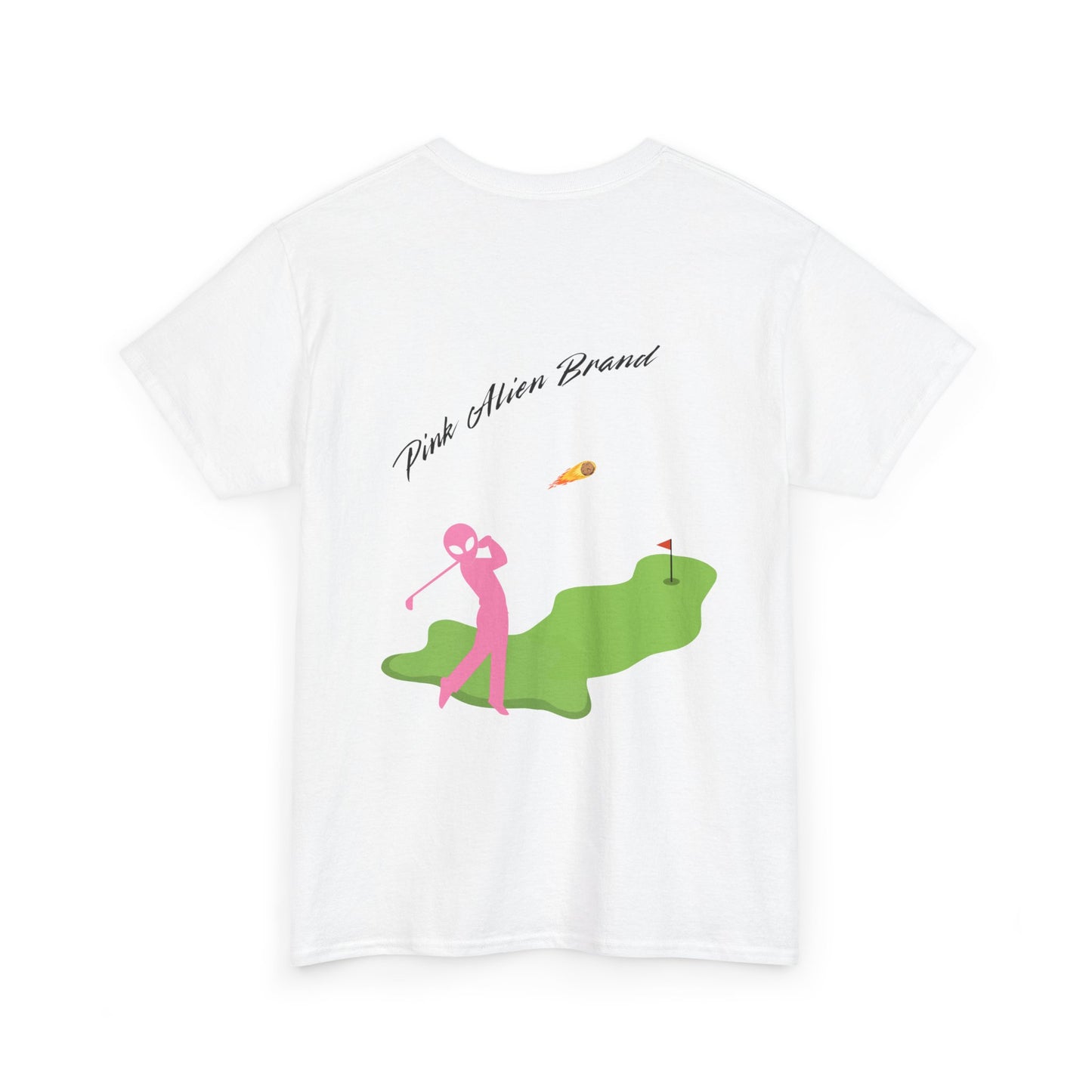 Pink Alien Golfing Tee