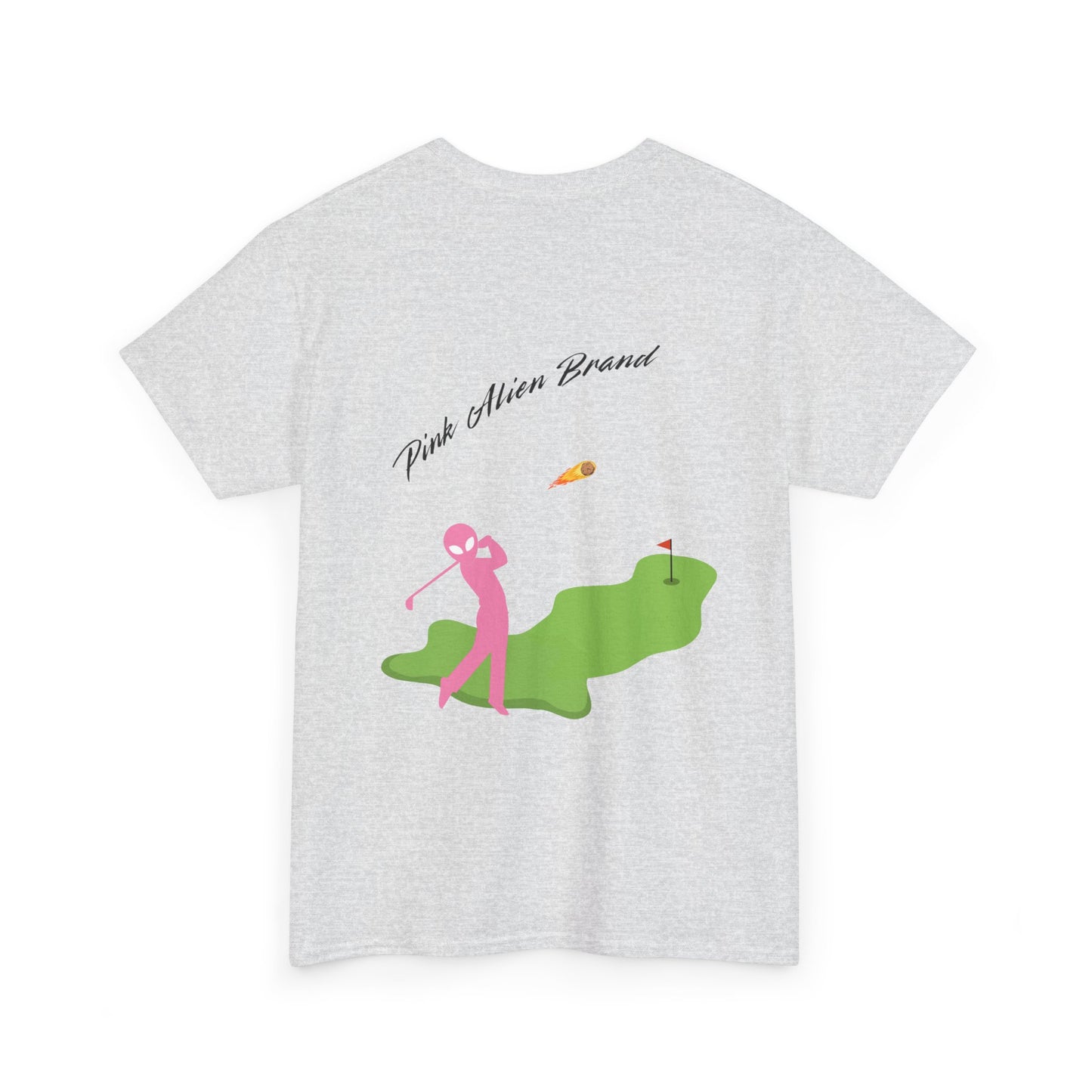 Pink Alien Golfing Tee