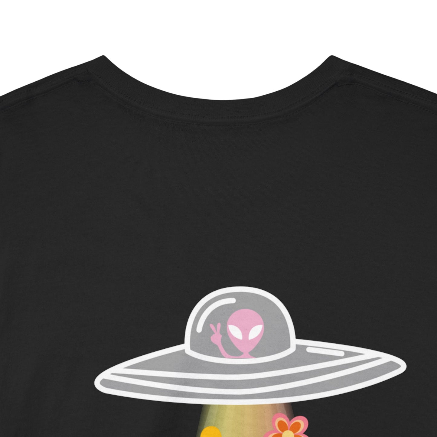 Pink Alien Flower Power Tee