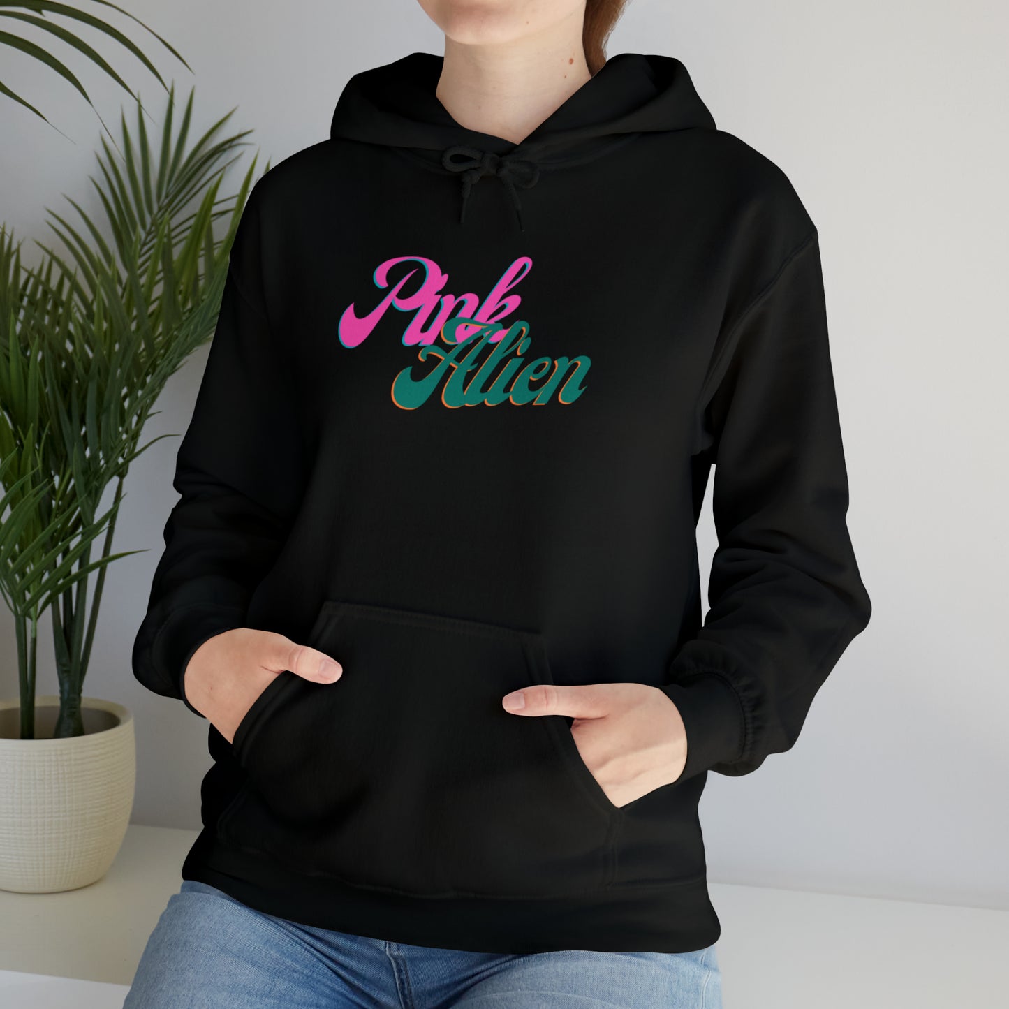 Pink Alien Brand Hoodie