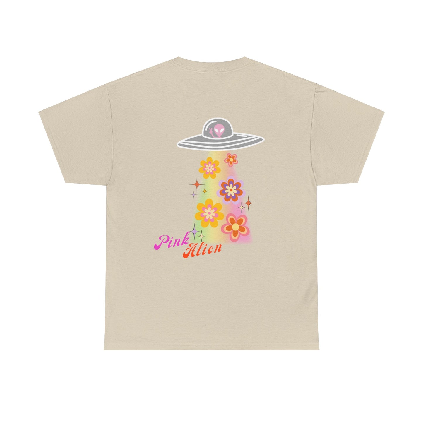 Pink Alien Flower Power Tee