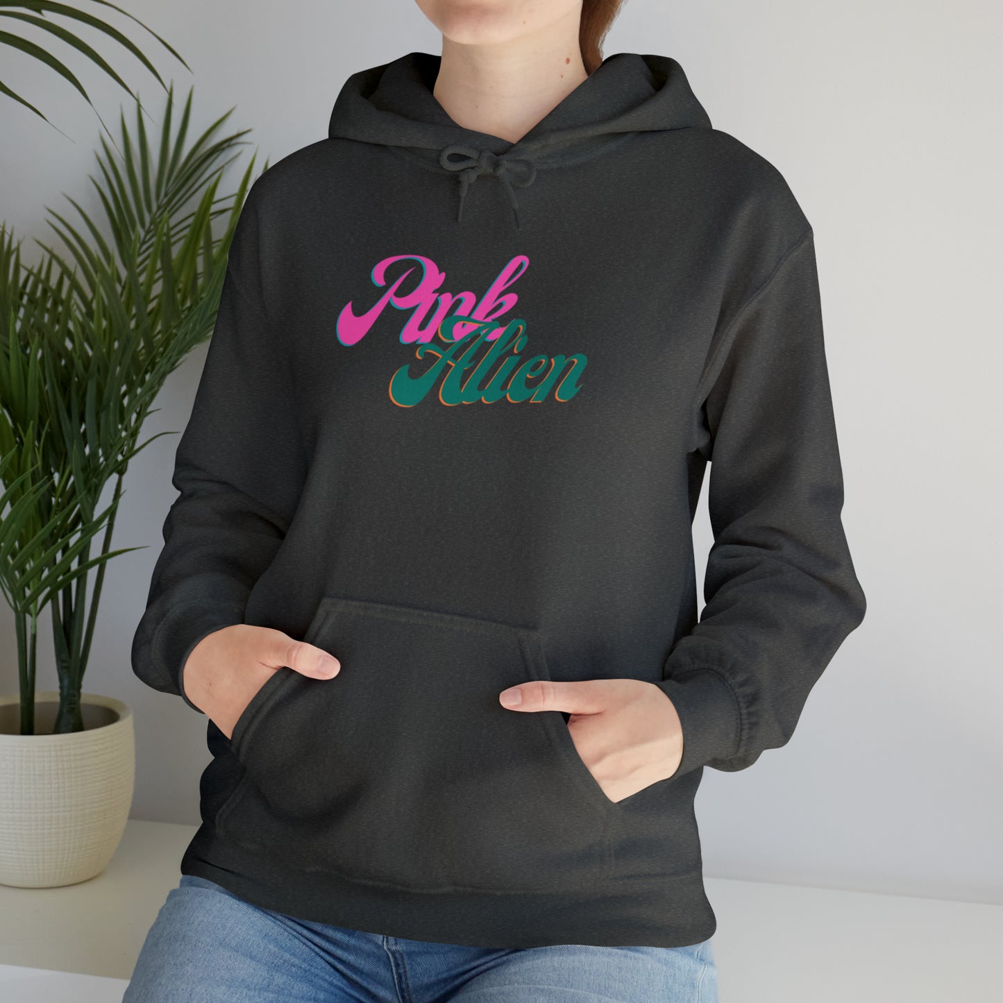 Pink Alien Brand Hoodie