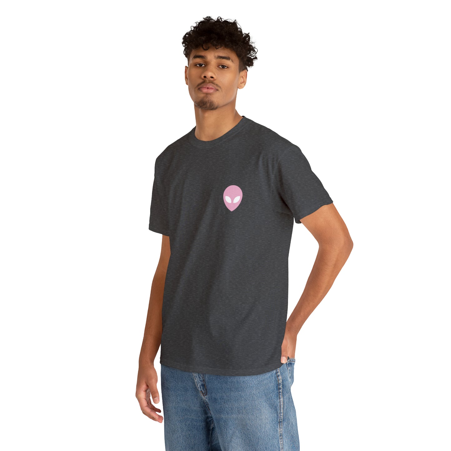 Basic Pink Alien Tee