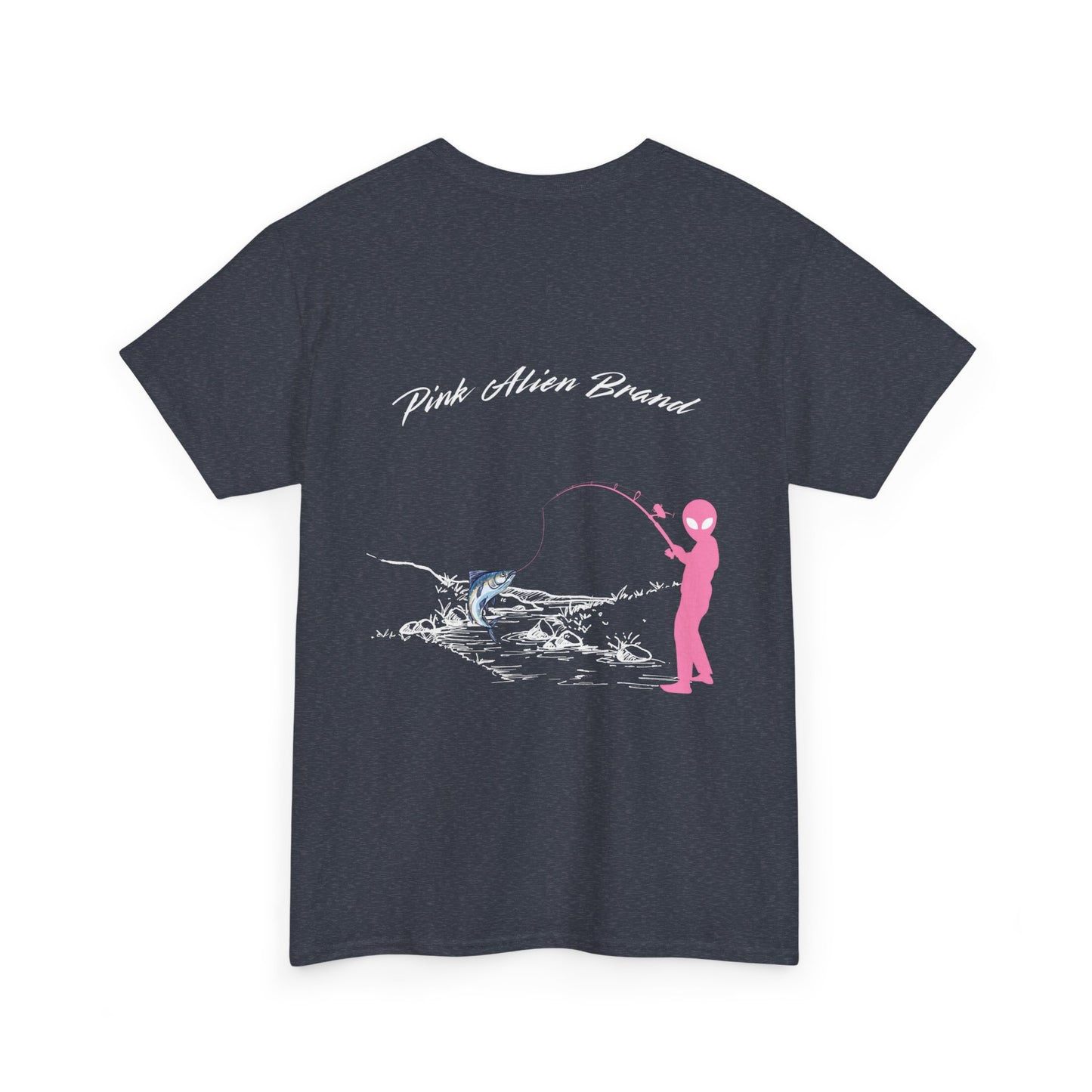 Pink Alien Brand Fishing Tee