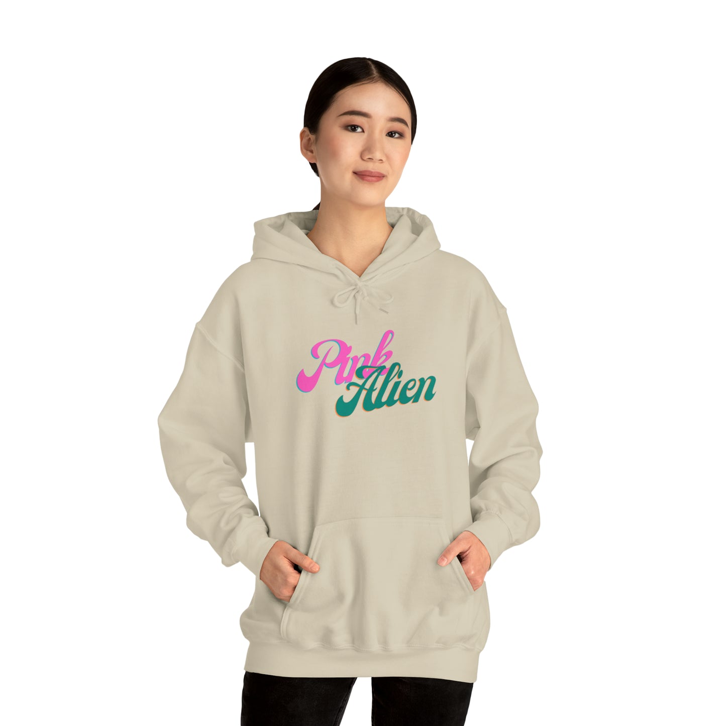 Pink Alien Brand Hoodie