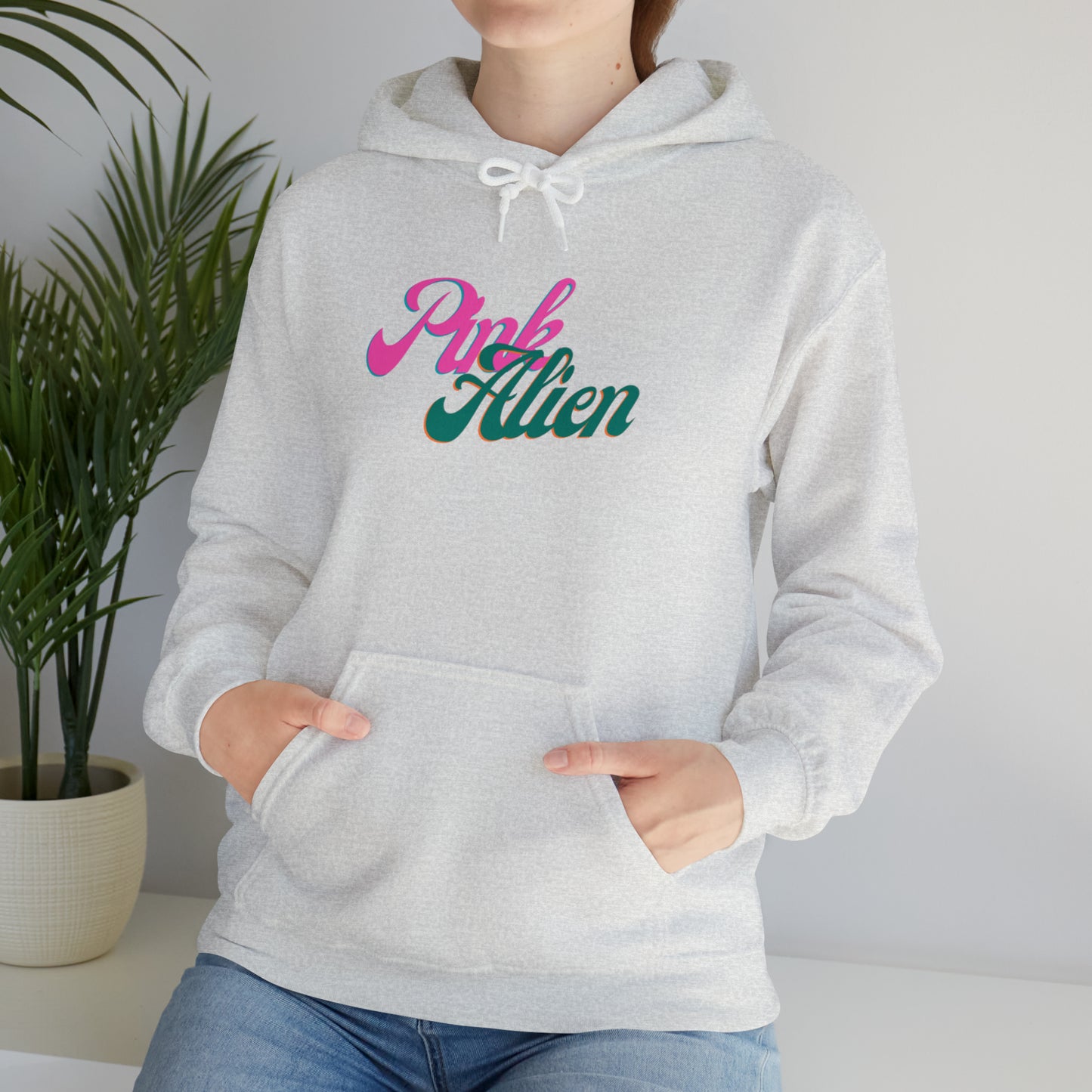 Pink Alien Brand Hoodie