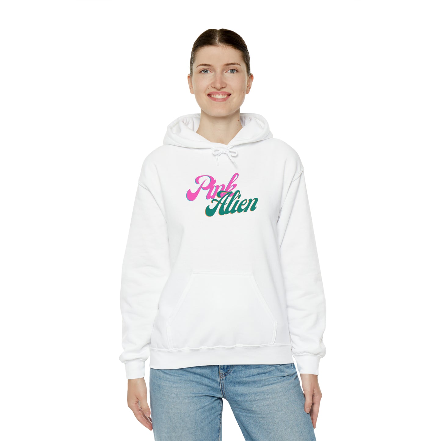 Pink Alien Brand Hoodie