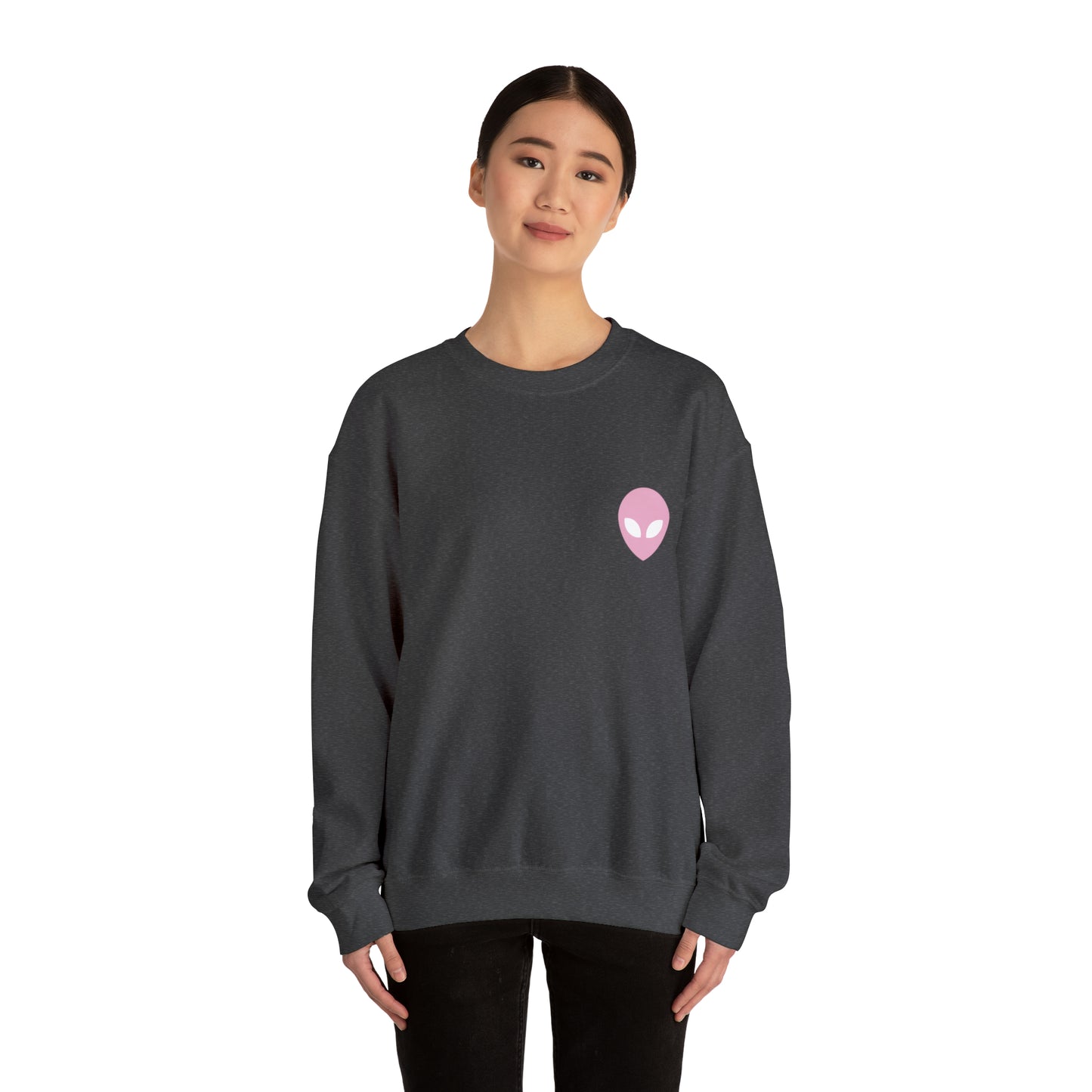 Pink Alien Basic Crewneck