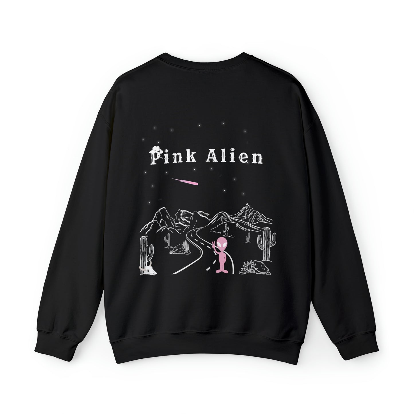 Pink Alien Western Crewneck