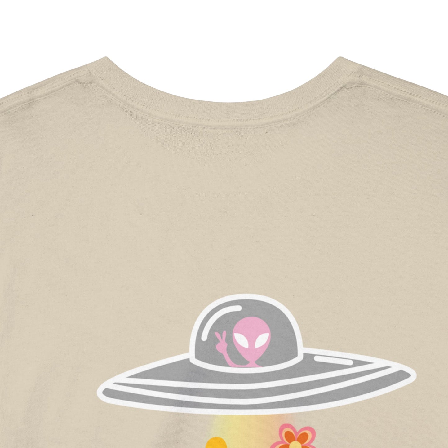 Pink Alien Flower Power Tee