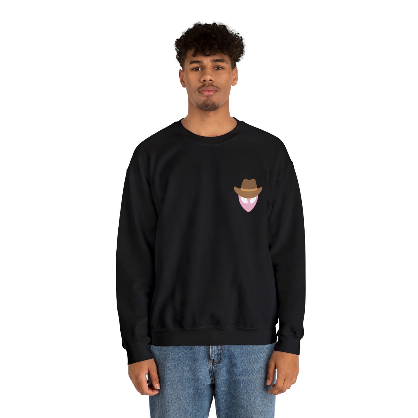 Pink Alien Western Crewneck