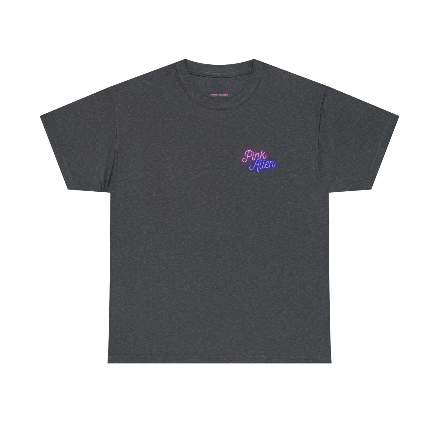 Pink Alien Meditative Mushroom Tee