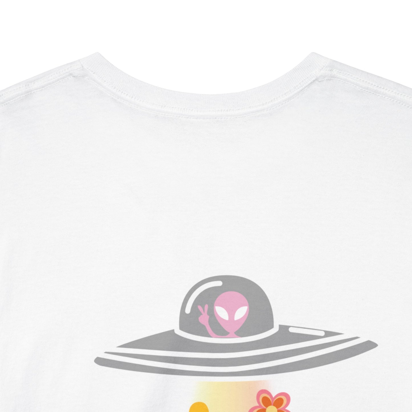 Pink Alien Flower Power Tee