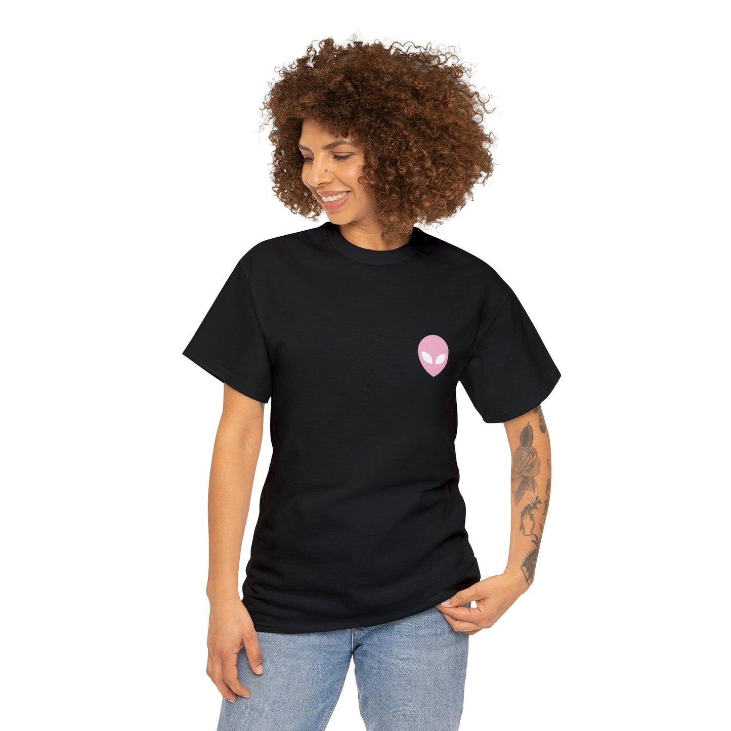 Basic Pink Alien Tee