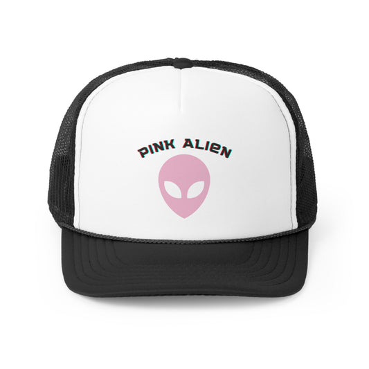 Pink Alien Basic Trucker Hat