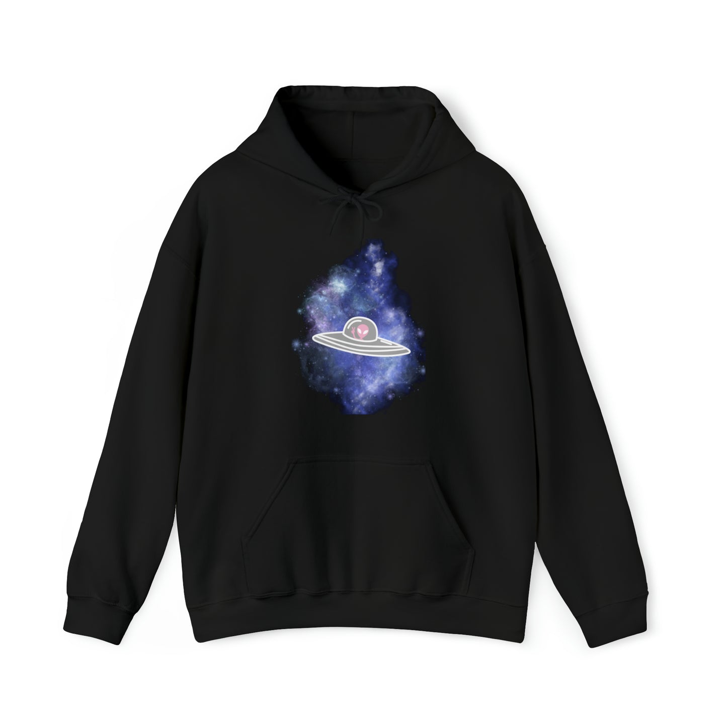 Pink Alien Spaceship Hoodie