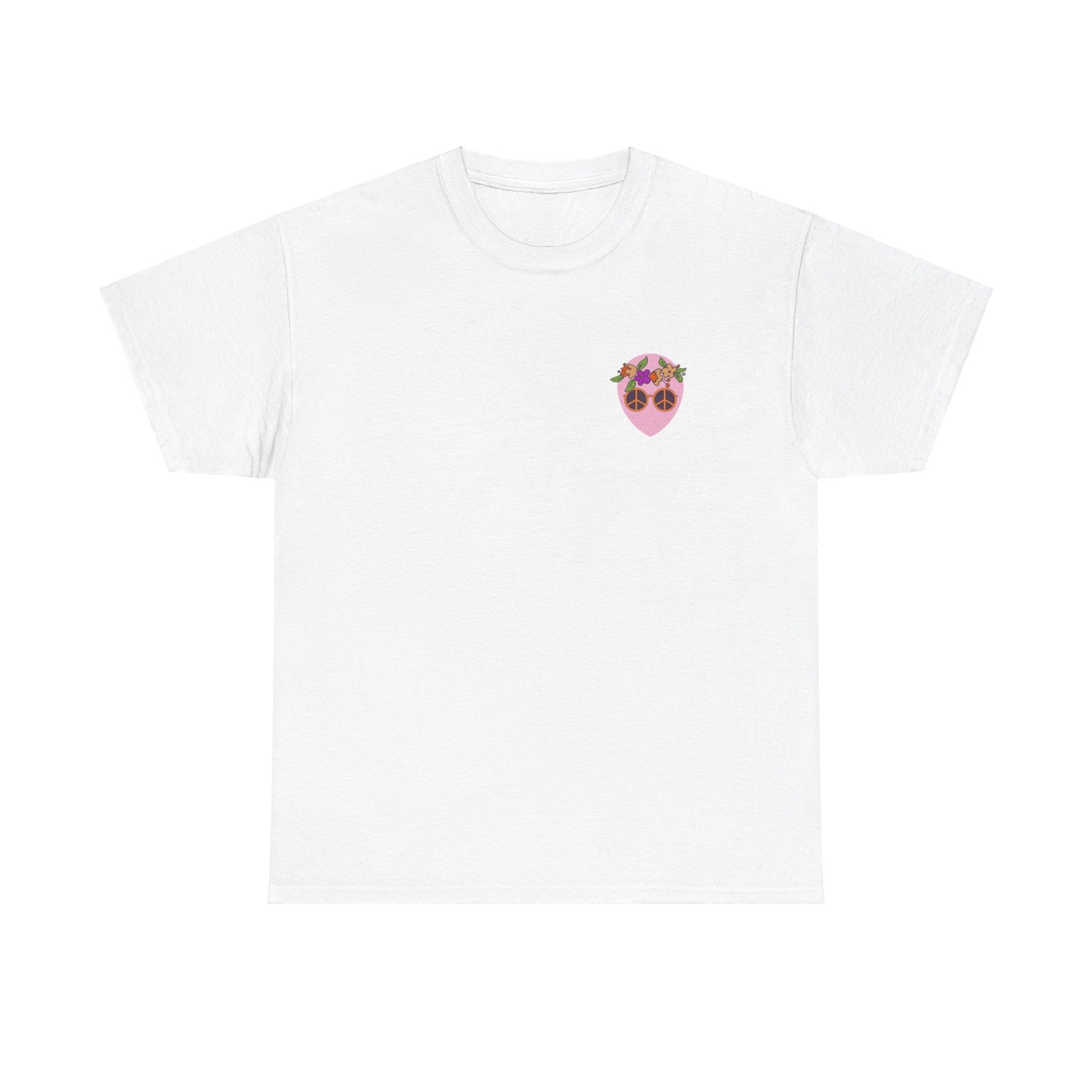 Pink Alien Flower Power Tee