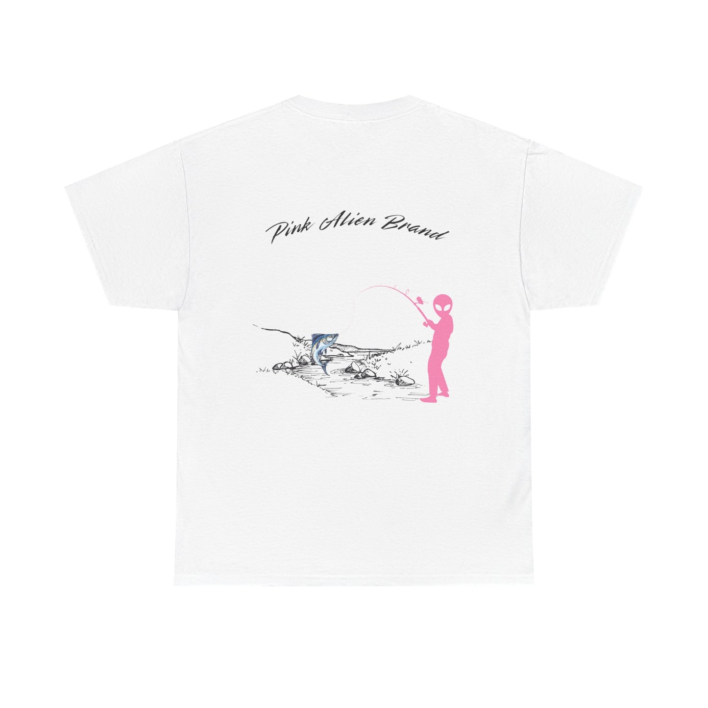 Pink Alien Brand Fishing Tee