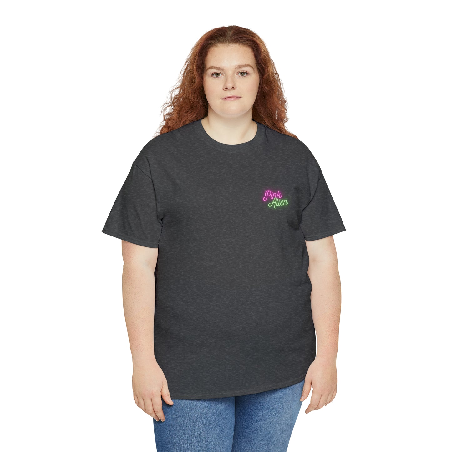 Pink Alien Retro Planet Tee
