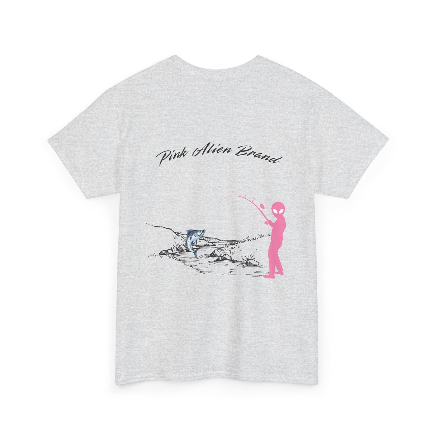 Pink Alien Brand Fishing Tee