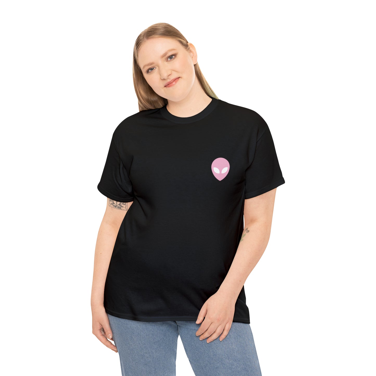 Basic Pink Alien Tee