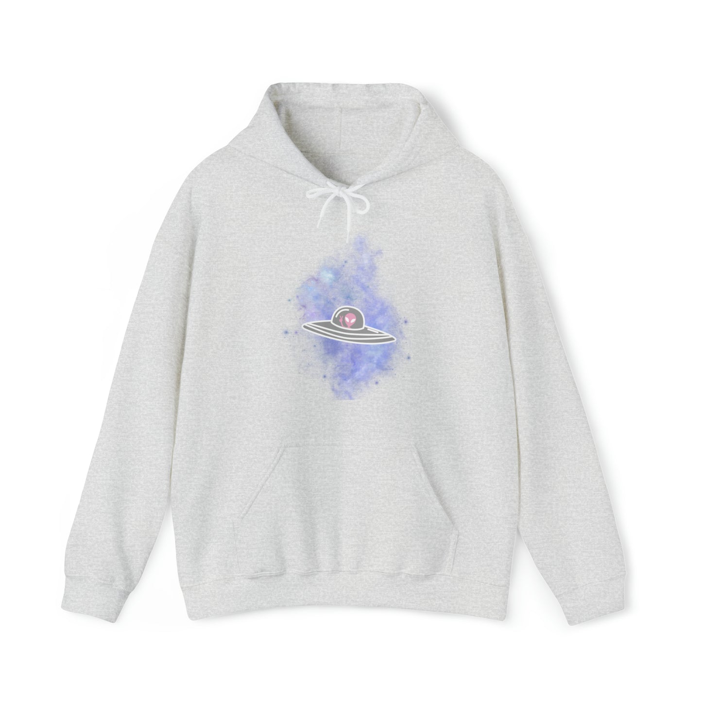 Pink Alien Spaceship Hoodie