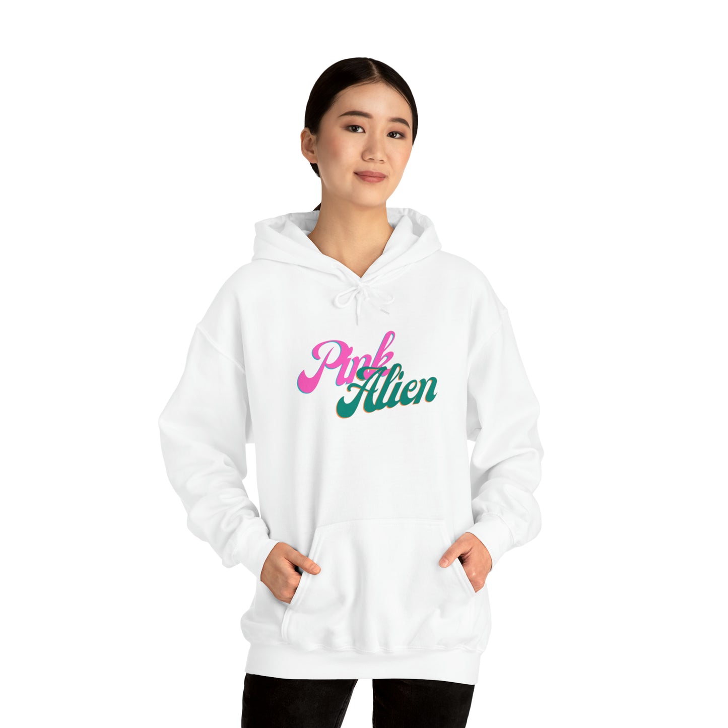 Pink Alien Brand Hoodie