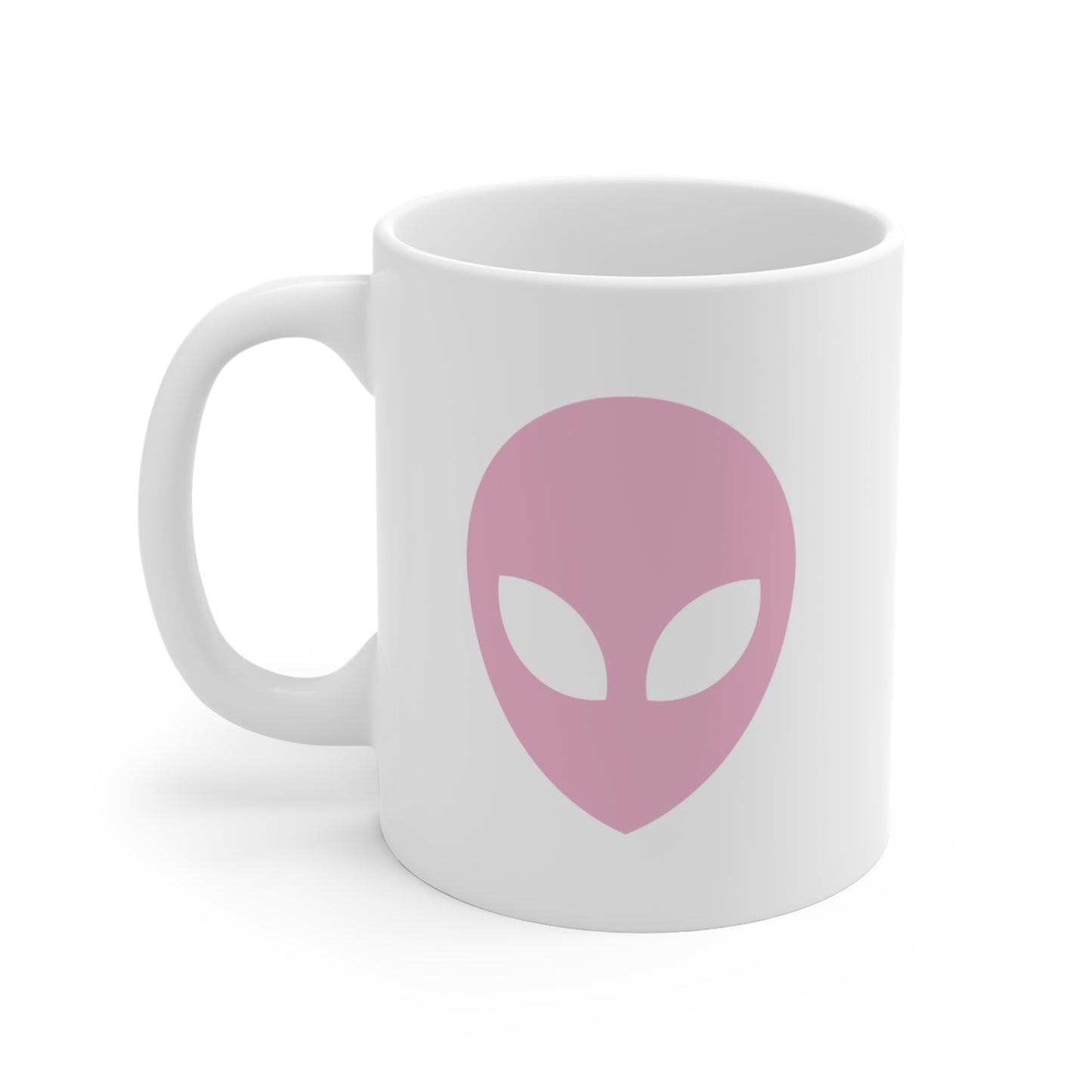 Pink Alien Ceramic Mug