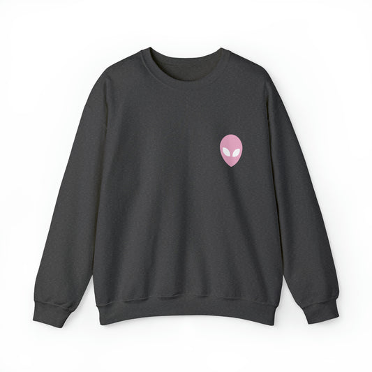 Pink Alien Basic Crewneck