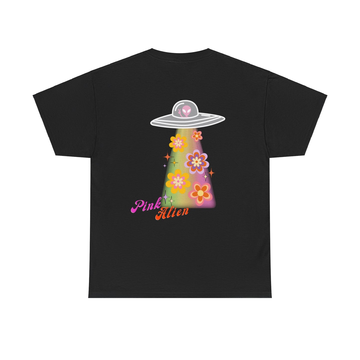 Pink Alien Flower Power Tee