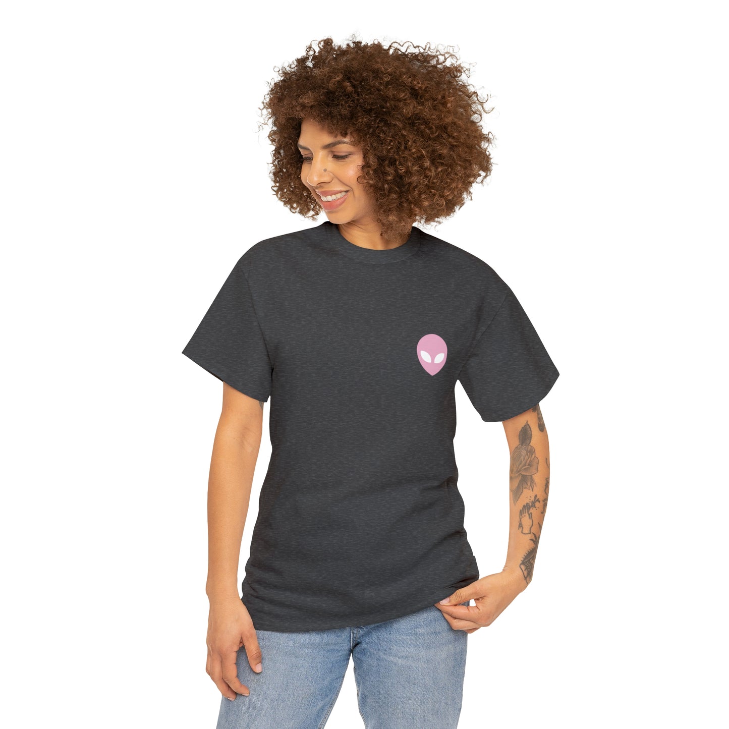 Basic Pink Alien Tee