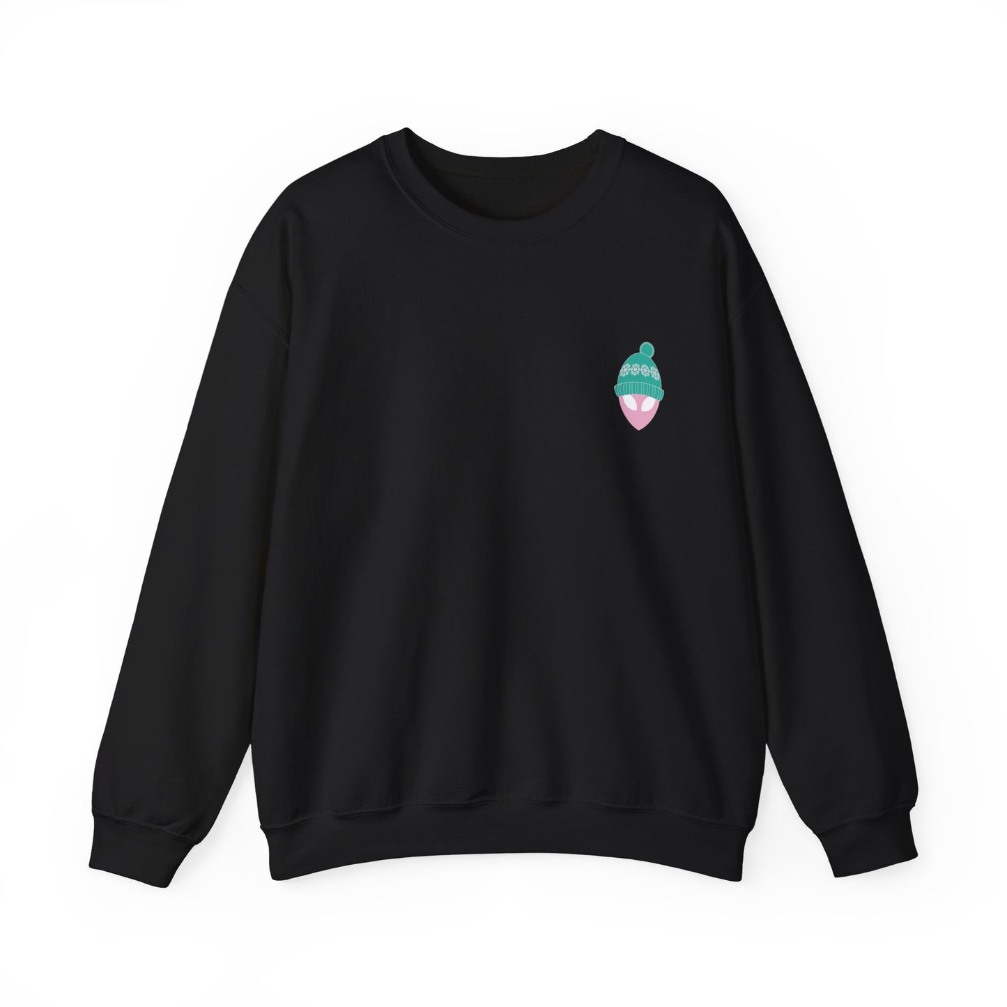 Pink Alien Northern Lights Crewneck