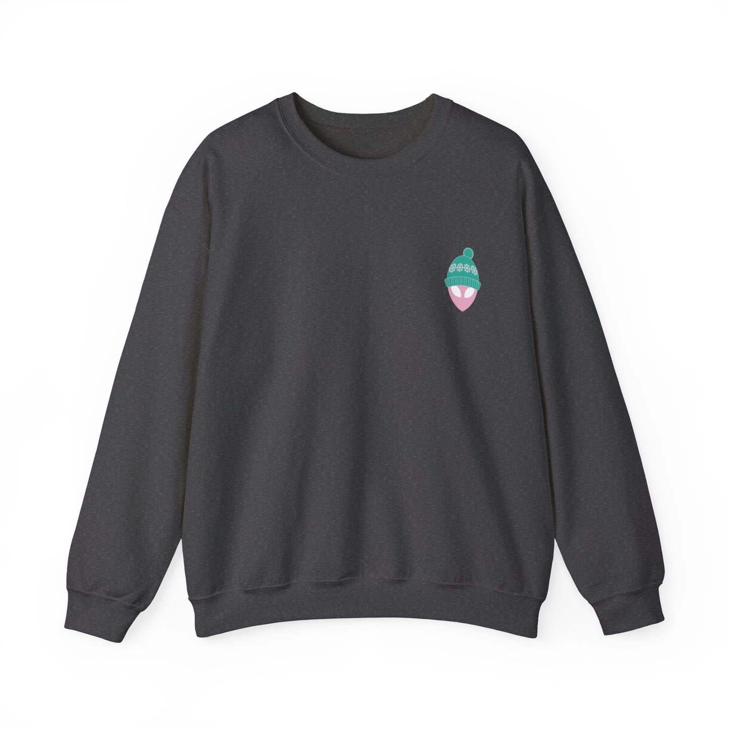 Pink Alien Northern Lights Crewneck