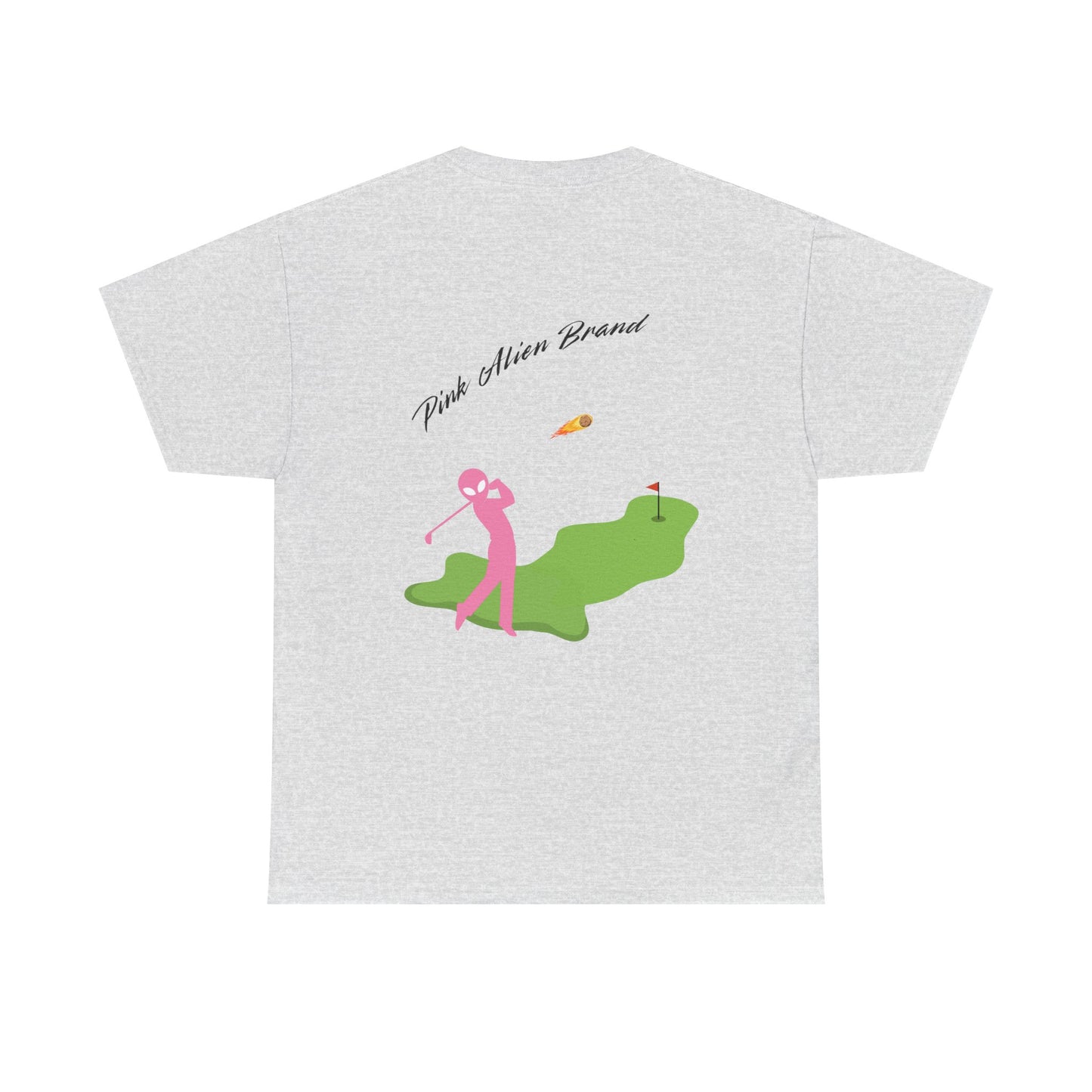 Pink Alien Golfing Tee