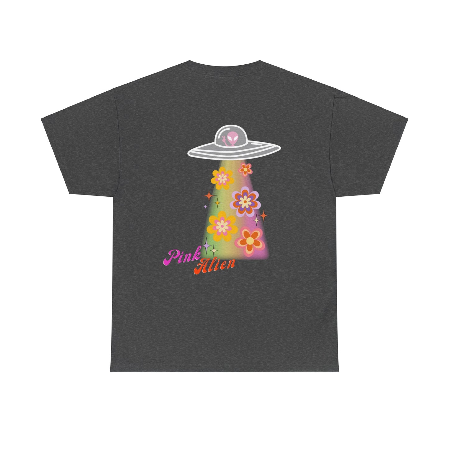 Pink Alien Flower Power Tee