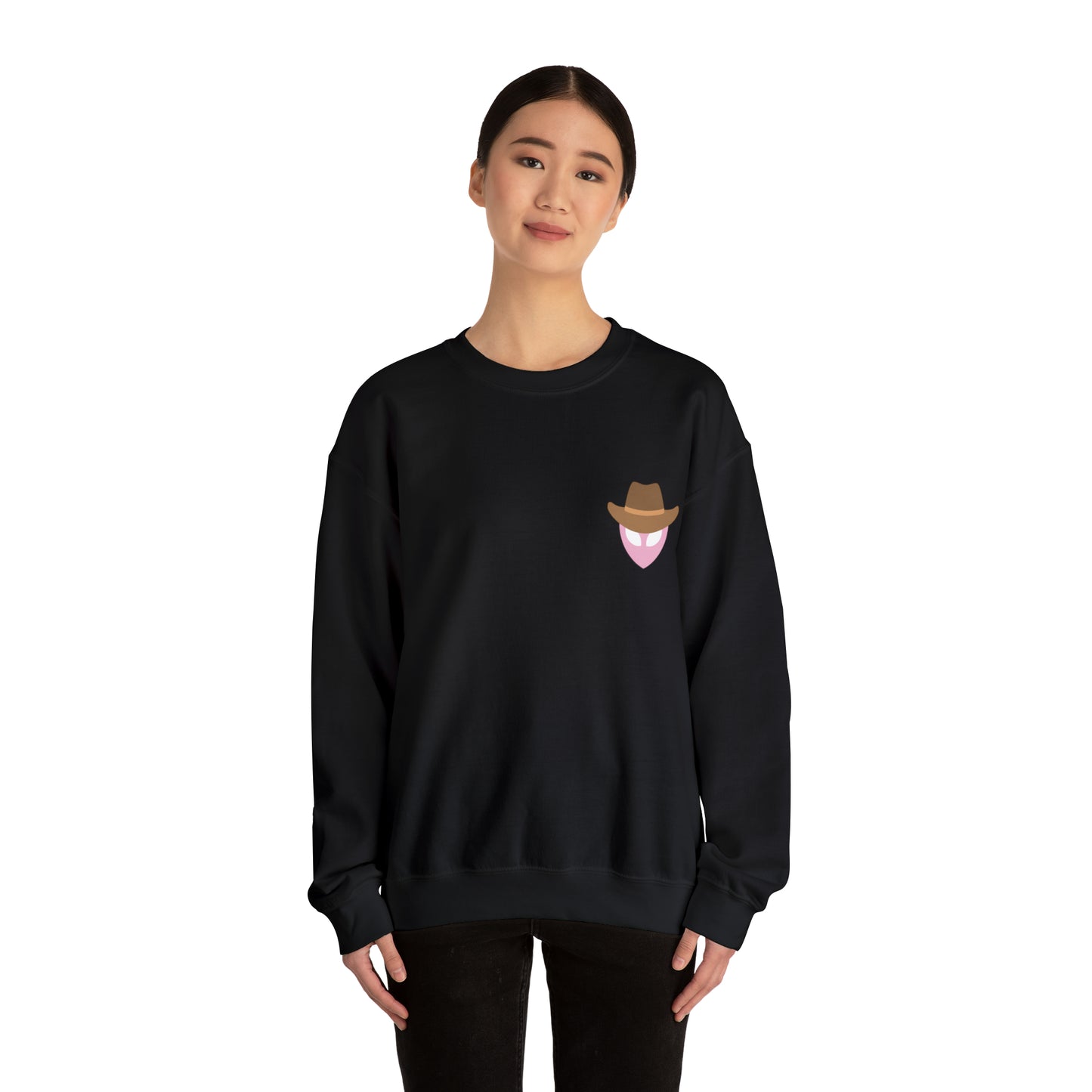 Pink Alien Western Crewneck