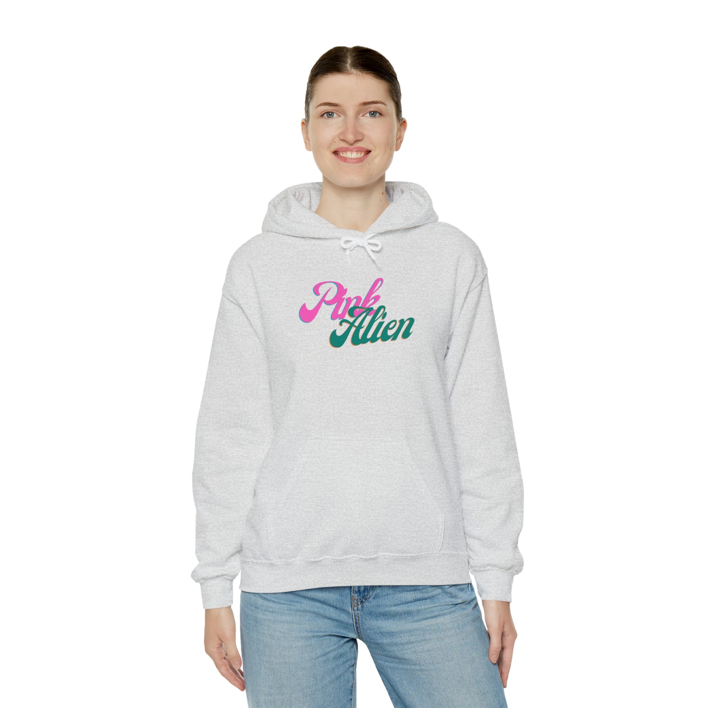 Pink Alien Brand Hoodie