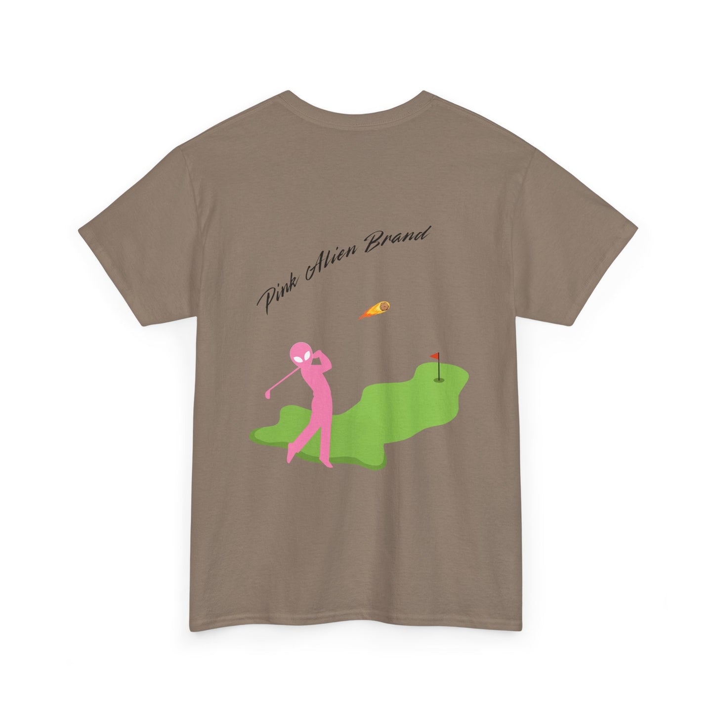 Pink Alien Golfing Tee