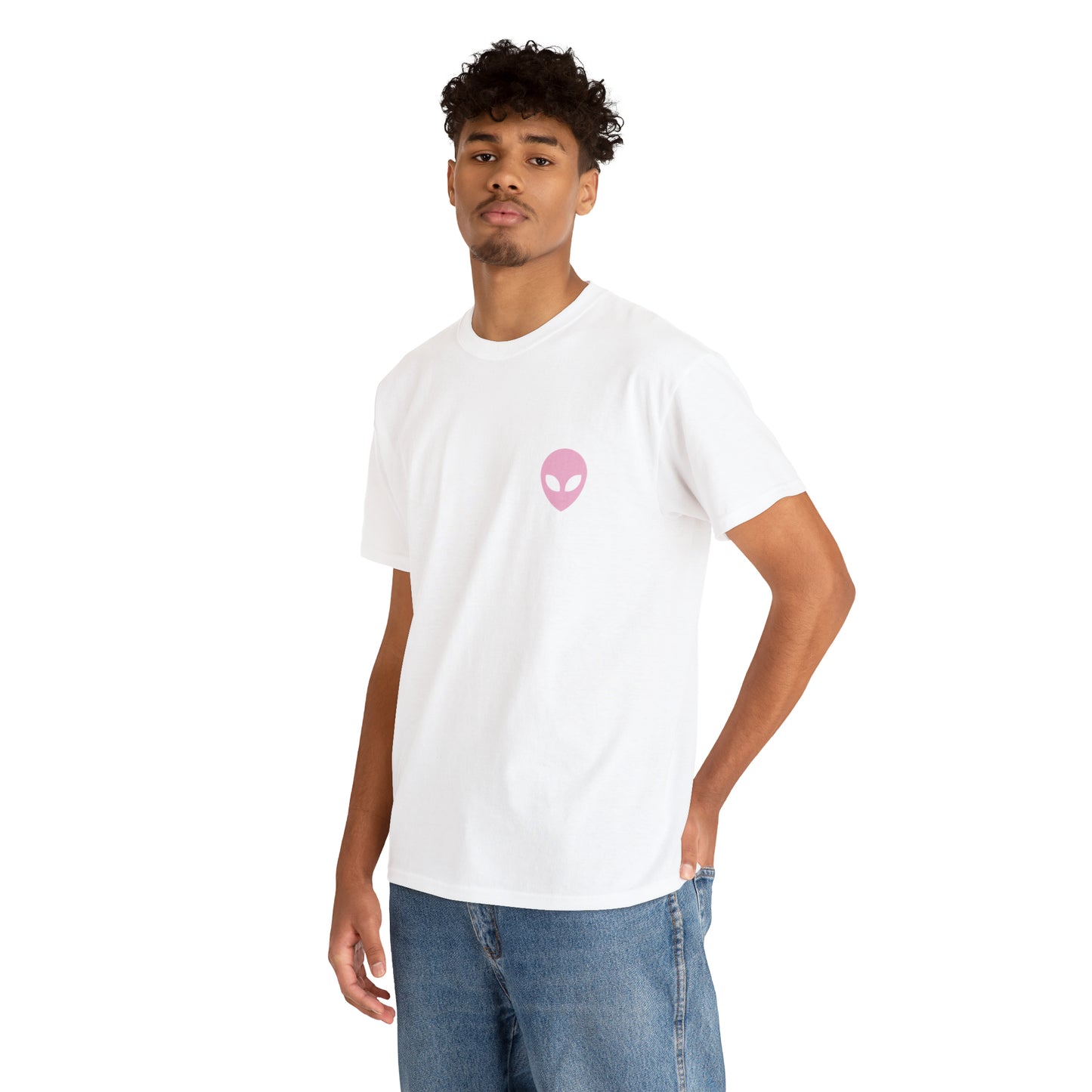 Basic Pink Alien Tee